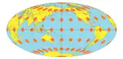 ハンメル図法の場合