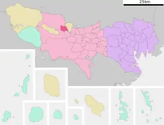 羽村市位置図