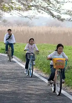 サイクリングと花見