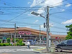 所沢市花園の交差点(2009年5月)