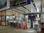 改札口（2021年8月）