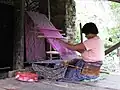 手織り機