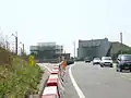 建設途中の羽川大橋