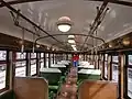 保存車116号の車内（2010.10.24正雀工場レールウェイフェスティバルにて）