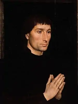 『トンマーゾ・ポルティナーリの肖像』, 1475年頃、メトロポリタン美術館