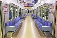 車内（座席モケット張り替え後）