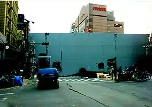 柏井ビル倒壊 推移2(完全に倒壊)