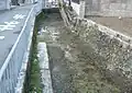 原田村への基幹水路「原田井」。（九名井ともいう。）
