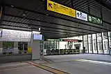 表参道改札と切符売り場(2020年3月)