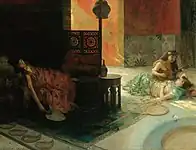 『ハレムの光景』(1895)ハリー・シドンズ・モウブレー(1858-1928)