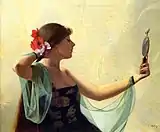 Girl with the Mirror.