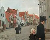 リューベックの風景 (c.1903)　Museum für Kunst und Kulturgeschichte der Hansestadt Lübeck