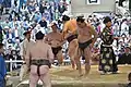 靖国神社奉納大相撲（2017年4月17日撮影）