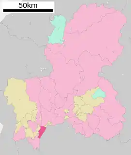 羽島市位置図
