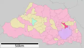 蓮田市位置図