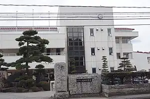 波田中学校の前景