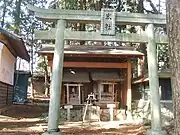 本殿左手にある「末社」