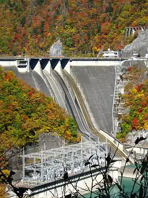 中空重力式コンクリートダム(日本・畑薙第一ダム)
