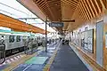 池上線 1番線ホーム（2022年3月24日）