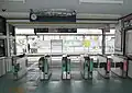 改札口（2012年4月28日）
