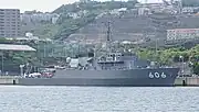 横須賀基地（船越地区）に停泊中の「はつしま」