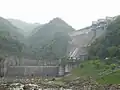 八田原ダムと副ダム