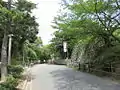 八頭門の石垣