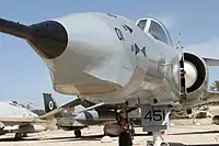 クフィルC2偵察機型の機首部分