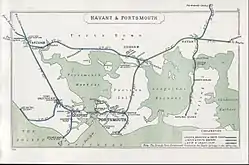 周辺地図(1910年および1914年)