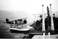 ゴトランドの艦載機運用風景