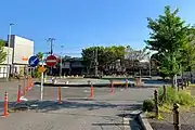 北口のロータリー(2020年5月)