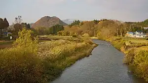 国道7号・早口橋より(2020年11月)