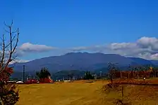 寒河江市から見た葉山