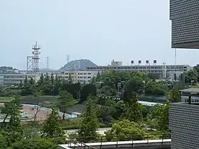 下関運動公園と早鞆高校