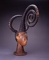 Headdress, Efut peoples, Calabar, ナイジェリア, １９世紀
