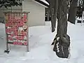 ハート形の切り株