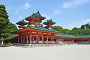 白虎楼・西歩廊（重要文化財）