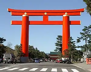 平安神宮大鳥居（岡崎公園（京都市））（2004年10月）