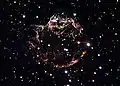ハッブル宇宙望遠鏡で撮影されたカシオペア座A
