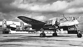 He 219A-5/R1 290060号機(連合国軍への鹵獲直後、撮影年不詳)