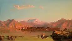 キーム湖のヘレンインゼル (1851)