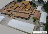 1990年(平成2年)に造営された、平成の大嘗宮(模型)