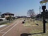 碧南レールパークになった三河旭駅跡地