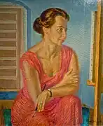 Portrait of Helen Parr Sloan" (1947)デラウェア美術館 蔵