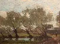 Trees along a pool (1906)