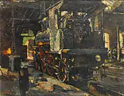 「駅の機関車」(1902)