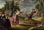 ウィレム・ファン・エルプ(英語版)『アタランテとヒッポメネス』1632年