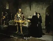 クラウス・フレミング(英語版)の死体を侮辱するカール大公
