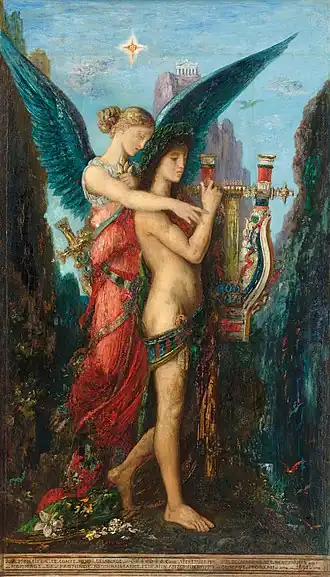 『ヘシオドスとムーサ』 (1891年)