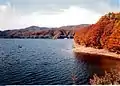 磐梯山噴火によって出来た堰止湖桧原湖(福島県)